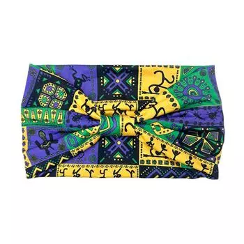 Богемные широкие повязки на голову для женщин, повязки для волос, повязка-галстук, ретро повязка для волос, эластичные банданы, головные уборы, тюрбаны, аксессуары для волос