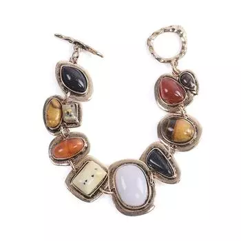 Богемный этнический стиль винтажные браслеты для женщин и девочек красочные выразительные камни браслеты Advanced Sense ювелирные изделия 1pc