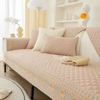 Богемный чехол на диван для гостиной, геометрический плед, хлопок, универсальный коврик для дивана, полотенце, нескользящий чехол для дивана, подушка для дивана, чехлы 70x70cm 1pc A