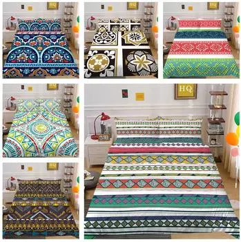 Богемный домашний комплект постельного белья, классическая роскошная тема, одеяло и наволочка, комплект постельного белья, AU/EU/US, полноразмерное украшение для дома Baby 100x135cm