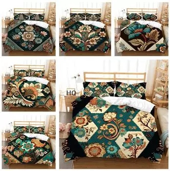 Богемный домашний комплект постельного белья для спальни, роскошный домашний комплект постельного белья в индийском стиле, пододеяльник, наволочка, AUKing240x270, комплект постельного белья Baby 100x135cm