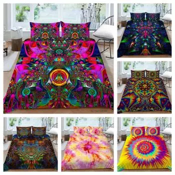 Богемный комплект пододеяльников в стиле бохо, домашний текстиль, королевский размер, постельное белье, роскошный пододеяльник для женщин и мужчин, мягкое постельное белье UK Single 135x200cm