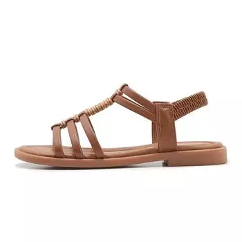Богемный национальный стиль Универсальный модный тренд Плоские сандалии Для женских Эластичные ремешки Легкие и удобные сандалии 35