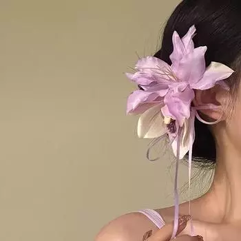 Богемный отпускной стиль Заколки для волос с цветами Имитация цветка Заколка для волос для женщин Девушек Милые аксессуары для волос Подарки