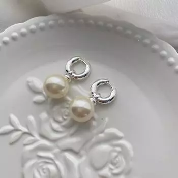 Богемный темперамент геометрические серьги с жемчугом, элегантные и роскошные легкие роскошные ретро универсальные серьги
