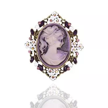 Богемный Винтаж Фигурка Красота Брошь Булавки Брендовые Ювелирные Изделия Королева Фигурка Броши Для Женщин Невесты Свадебные Украшения Для Вечеринки Подарки