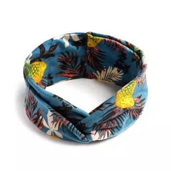 Богемский крестообразный узел на голову Цыганская йога спортивная повязка на голову Широкая женская эластичная повязка на голову 1pcs