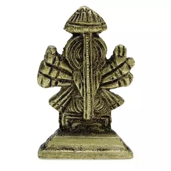 Богиня Дурга Подарочная Статуя Религиозная Автомобильная Декор Статуэтка Металлический Золотой Офис 2 X 1.2 X 0.7 Inches золотой металлик