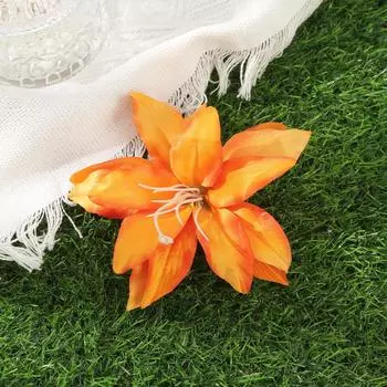 Bohemia Small Hair Clip Fashion Women Beach Vacation Tulip Flower Hair Clips Flower Duckbill Barrettes Hairpin Summer Girls