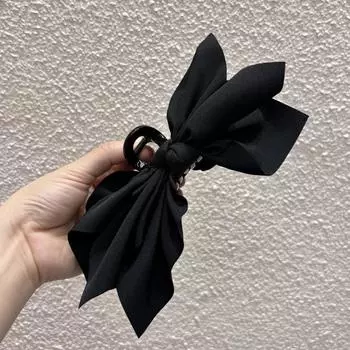 Bohemian Style Bow Hair Claw Cashew Paisley Shark Clip Large Size Hair Clips Boho Vacation Headwear Women Hair Accessories