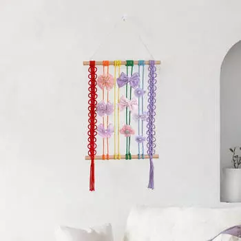 Bohemian Tapestry Decor Boho Wall Living Room Window Apartment Party Nursery Macrame rainbow color