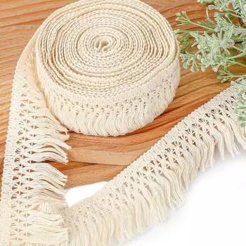 Бохо Длинная Бахрома 2,36 Шириной Кисточка Бахрома Отделка для Одежды Абажур