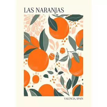 Бохо Кухня Фрукты Цитрусовые Лимон Апельсин Постеры Принты Холст Живопись Ботаническое Настенное Искусство Картины для Гостиной Домашний Декор 21cm30cm NoFrame