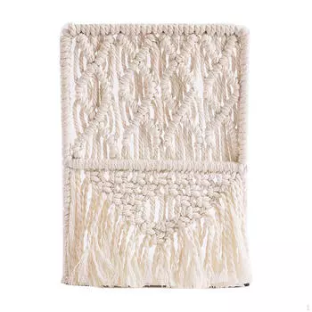 Бохо макраме держатель для книг держатель для книжной полки органайзер для книг нескользящая полка переплетчик железный Pattern