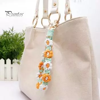 Бохо макраме ремешок для телефона ручной работы сотовый телефон шнурок брелок браслет подвеска анти-потеря телефонная цепочка для женщин и девочек C