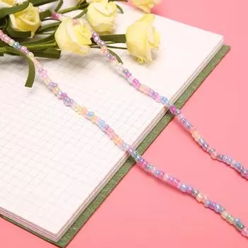 Boho мода женщины чокер красочные бусины цепь женщины очарование ожерелье ювелирные изделия подарок 1