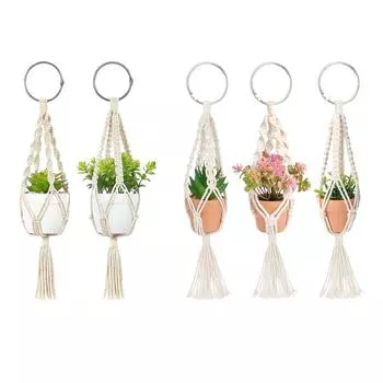 Бохо подвесные украшения с искусственными суккулентными растениями и аксессуарами 1