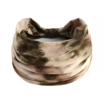 Бохо повязки на голову для женщин Широкий тюрбан Завязанные повязки для волос Принтованные банданы Повязка для йоги Потники Спортивный платок на голову Большие африканские головные уборы Size fits all