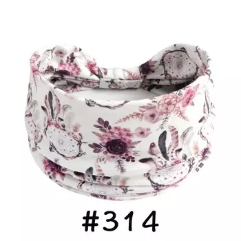 Бохо Повязки на голову для женщин Узловатая широкая повязка на голову Тюрбан Повязки для йоги и тренировок Эластичные повязки для волос Хлопковая бандана Аксессуары для волос