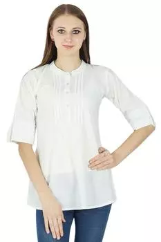 Boho Top Сарафан Хлопковая одежда Одежда Платье Летняя женская повседневная туника 10 белый
