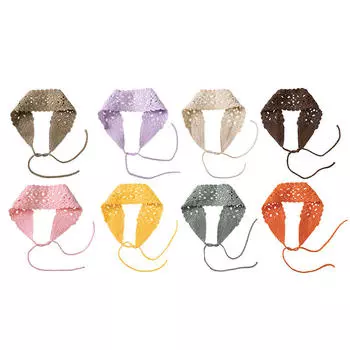 Бохо женская цветочная вязаная повязка на голову красочная тканая алая повязка на голову винтажные аксессуары для волос One Size оранжевый