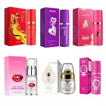 Bojin Женский гель для усиления удовольствия и спрей для задержки Female Gel Classic