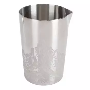 Бокал для коктейлей из нержавеющей стали, изысканный винтажный принт, стакан для напитков для домашнего бара, тип 2