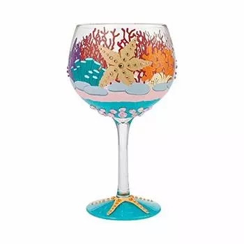 Бокал для коктейля Copa Artisan, дизайн Enesco от Lolita Coral Terrarium, 1 шт. (Пакет из 1), многокрасочный
