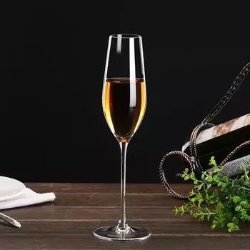 Бокал для шампанского 6,7 унций, не содержащий свинца хрустальный бокал для шампанского, бокал для сладкого вина, бокал для игристого вина, барная семейная посуда для напитков