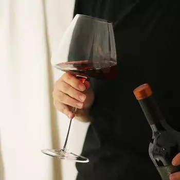 Бокал для вина Bevel Crystal Red Wine Cup Бокал для красного вина High Foot Glass Boer Ordinary Burgundy Cup Пивной бокал 1PCS