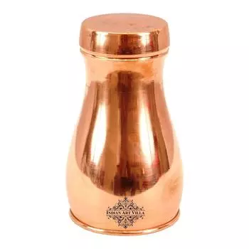 Бокал для вина из чистой меди 5,5 x 3,0 | Вместимость 490 мл | Для пива, вина, коктейлей | Бар, дом, отель, ресторан, Набор из 1