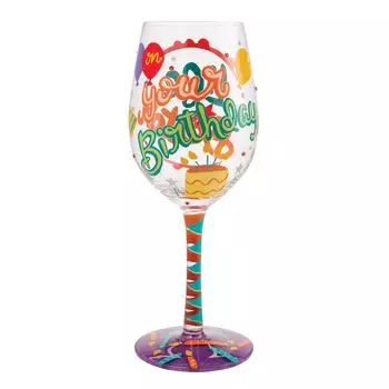 Бокал для вина Лолита LIFE IS BETTER YOUR BIRTHDAY 6016967