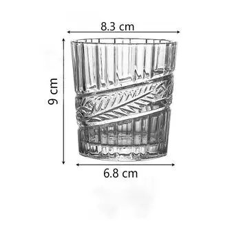 Бокал для виски, коктейльный бокал для вина, креативный бокал для водки, вина, японский барный бокал для виски, пивной бокал, листовая кружка, прозрачная кружка для бренди 268ml