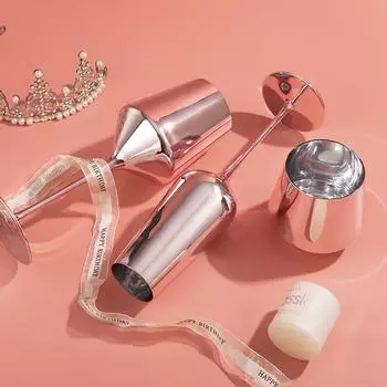 Бокалы для красного вина из розового золота, хрустальные бокалы для сока, напитка, шампанского, бокалы для вечеринок, бара, ужина, воды, шикарная роскошь, 390 мл, 400 мл 1pc - Whiskey glass