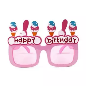 Бокалы для мороженого на день рождения People s Party, розовые