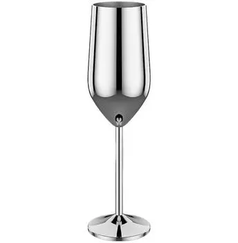 Бокалы для вина из нержавеющей стали, небьющиеся металлические коктейльные бокалы 220 мл для употребления коктейлей и вина в баре и в барной чашке