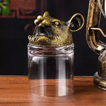 Бокалы для вина по знакам зодиака, Хрустальное стекло, Бессвинцовая легкая роскошь, Высококлассные наборы из двух или двух бокалов для китайского вина, Продвинутый стиль