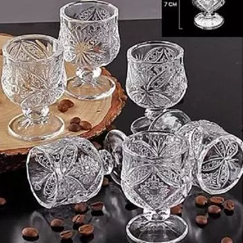 Бокалы для воды/ликера Queen s Kitchen Crystal Cut, 6 шт.