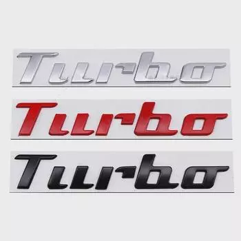 Боковая эмблема автомобиля, значок на заднем багажнике для турбо-наклеек с логотипом, аксессуары красный