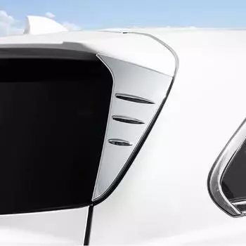 Боковая декоративная накладка на заднюю дверь автомобиля, стекло, боковая декоративная накладка для Toyota Sienna XL40 4th 2024 2024 аксессуары для модификации стиля серебряный