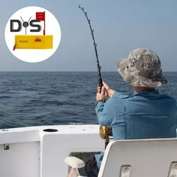 Боковая доска для строгания с флагом из вспененного ЭВА, прочная, регулируемая, для рыбалки на открытом воздухе, для троллинга, для рыбалки с морской водой, левая и правая сторона, аксессуары для рыбалки в соленой воде L