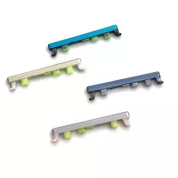 Боковая кнопка громкости для Xiaomi Redmi Note 9 5G/Note 9S/Note 9 Pro/Note 10/Note 10 Pro, кнопка регулировки громкости, боковая клавиша, запасные части Note 9S / Note 9 Pro чёрный