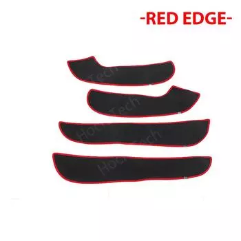 Боковая крышка двери, внутренняя защита, ковер, противоударная накладка на дверь автомобиля, наклейка для BMW 5 серии F10 2011-2015 Black Edge