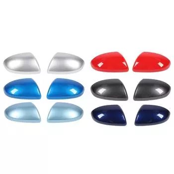 Боковая крышка зеркала заднего вида Надежная защита Ударопрочный Устойчивый к царапинам Стильный вид Боковая часть Silver Left