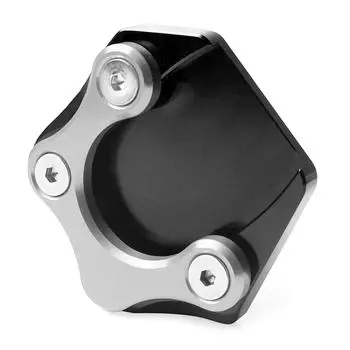 Боковая подставка для мотоцикла, поддерживающая пластина, удлинительная пластина для подставки, боковая подставка для ног, увеличенная подставка для Rebel CMX300 CMX500 17-21 чёрный