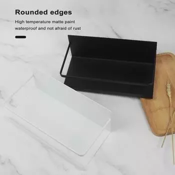 Боковая полка холодильника, компактная усиленная конструкция ограждения, магнитная стойка для хранения специй, кухонные принадлежности белый