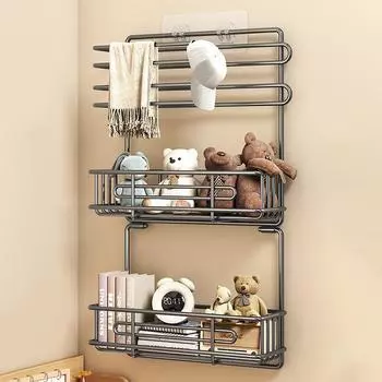 Боковая полка холодильника, кухонная полка для хранения специй, боковая полка холодильника, 3/4-слойная полка для бутылок с приправами, держатель для пластиковой пленки