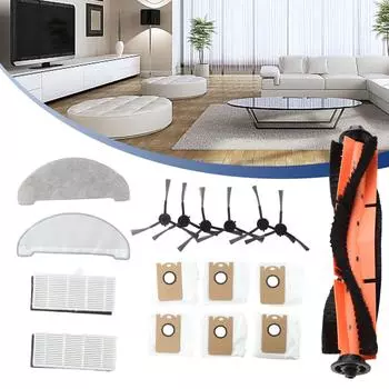 Боковая роликовая щетка-фильтр, салфетка для швабры для пылесоса imou L11