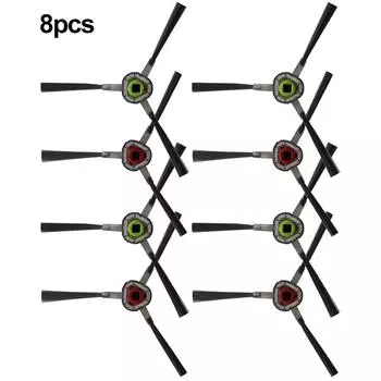 Боковая щетка, 8 шт., абсолютно новая, легко удаляет больше грязи