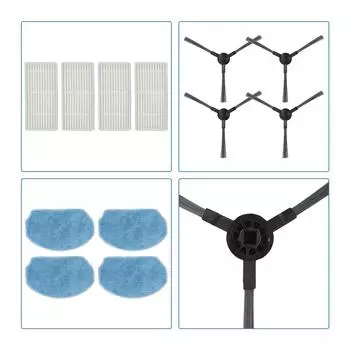 Боковая щетка для швабры Kabum Mop Pad Запчасти Аксессуары Замена